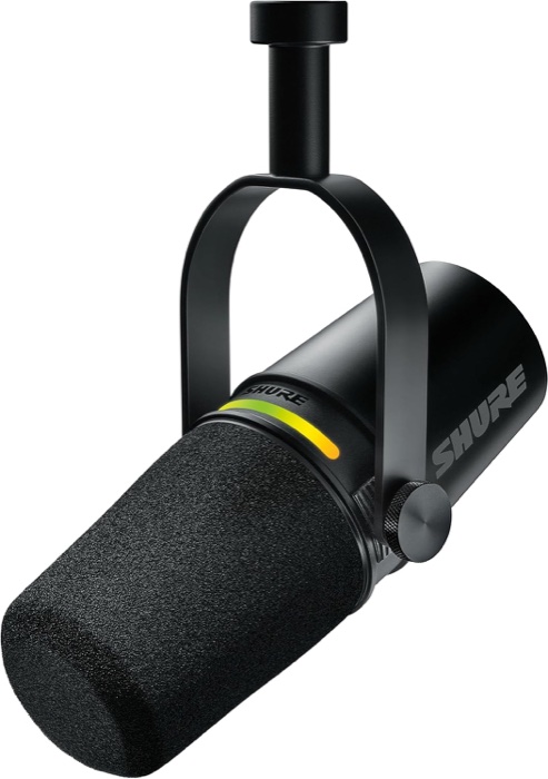 Shure MV7+ USB-C & XLR Podcast Dynamic Microphone (Black)